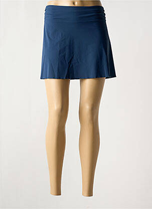 Mini-jupe coupe évasée bleu SUNFLAIR femme