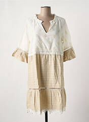 Robe mi-longue beige SENORETTA pour femme seconde vue