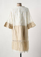 Robe mi-longue beige SENORETTA pour femme seconde vue