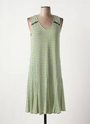 Robe mi-longue vert SENORETTA pour femme seconde vue