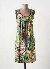 Robe mi-longue vert VANIA pour femme seconde vue