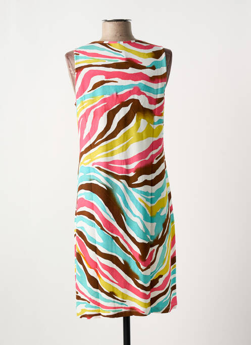Robe courte sans manche sans manche bleu SENORETTA femme