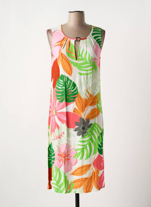 Robe de plage coupe cintrée vert RINGELLA femme