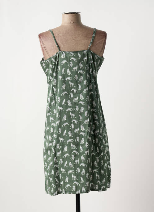 Nuisette/combinette col v vert CANAT femme