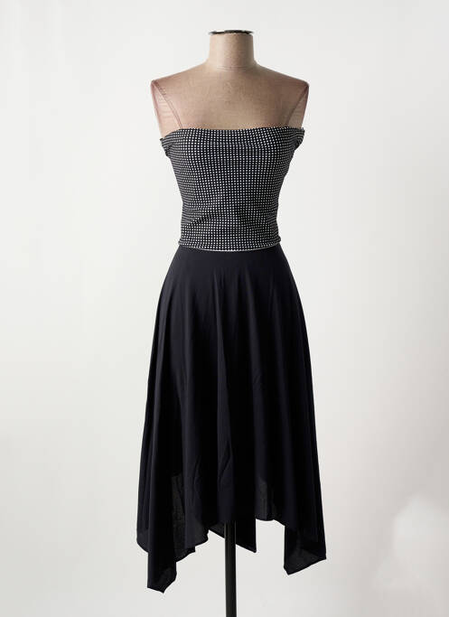 Robe de plage sans manche noir LIDEA femme