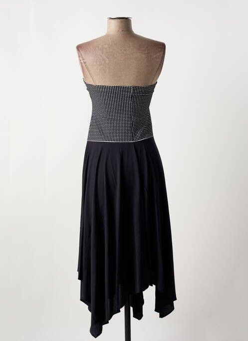 Robe de plage sans manche noir LIDEA femme