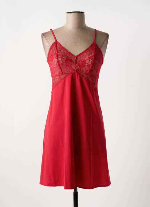 Nuisette/combinette légère et transparente rouge FANTASIE femme