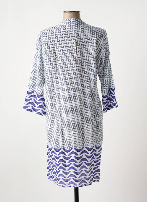 Chemise de nuit col v bleu OPERA femme