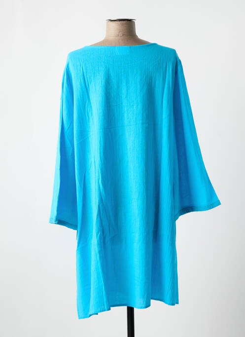 Robe de plage manches 3/4 bleu CHARMLINE femme
