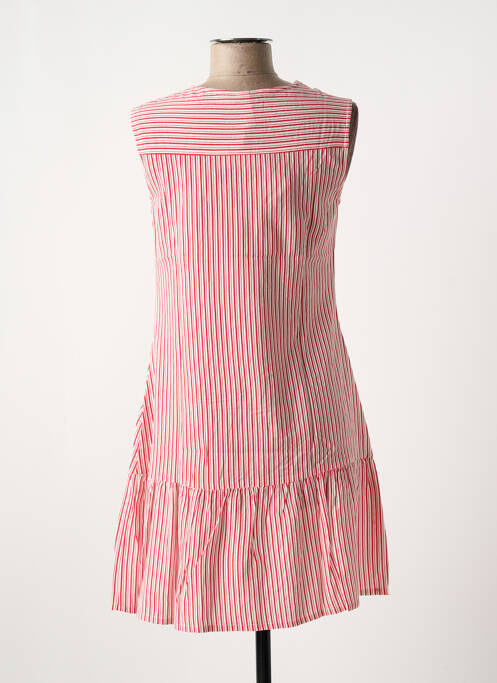 Robe courte sans manche sans manche rouge SENORETTA femme