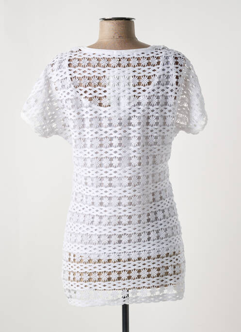 Top manches courtes manches courtes blanc JANIRA femme