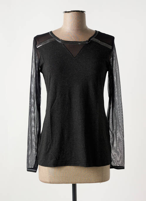 Top/caraco stretch noir JANIRA femme
