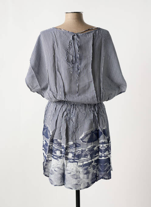 Robe de plage coupe cintrée bleu SUNFLAIR femme