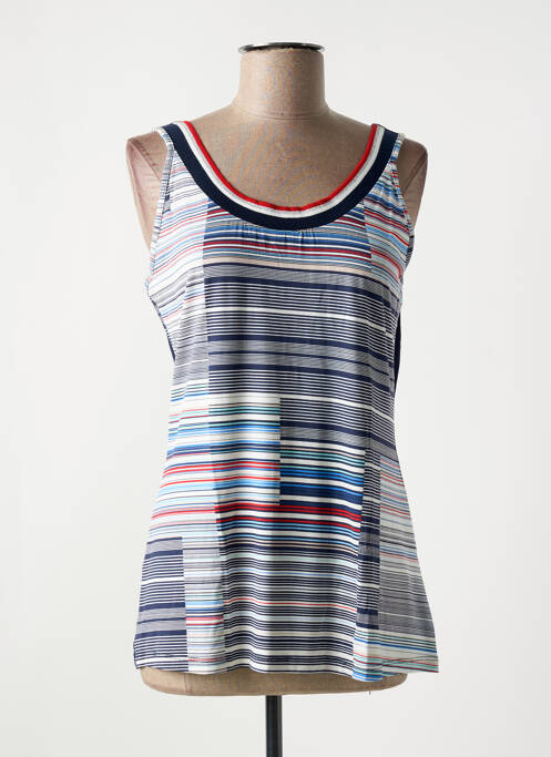 Débardeur bleu VANIA pour femme