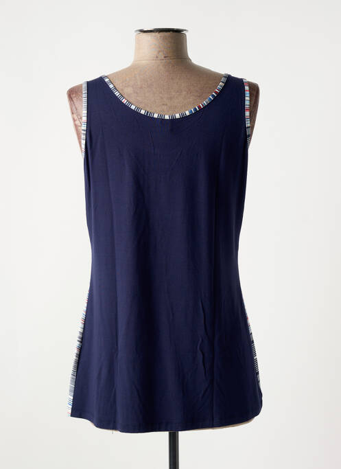 Débardeur bleu VANIA pour femme