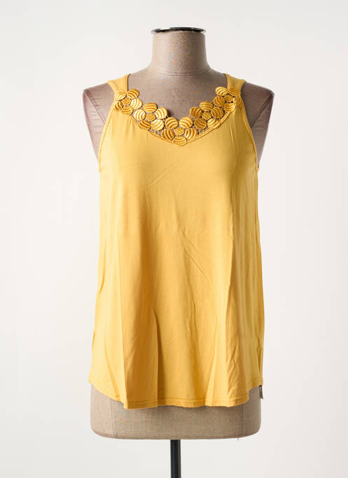 Débardeur jaune JANIRA pour femme