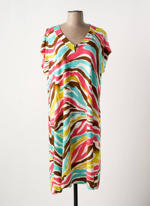 Robe mi-longue bleu SENORETTA pour femme