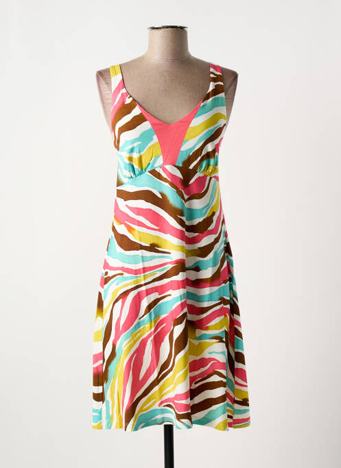 Robe mi-longue bleu VANIA pour femme