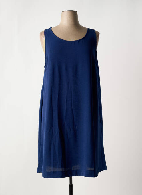 Robe mi-longue bleu VANIA pour femme