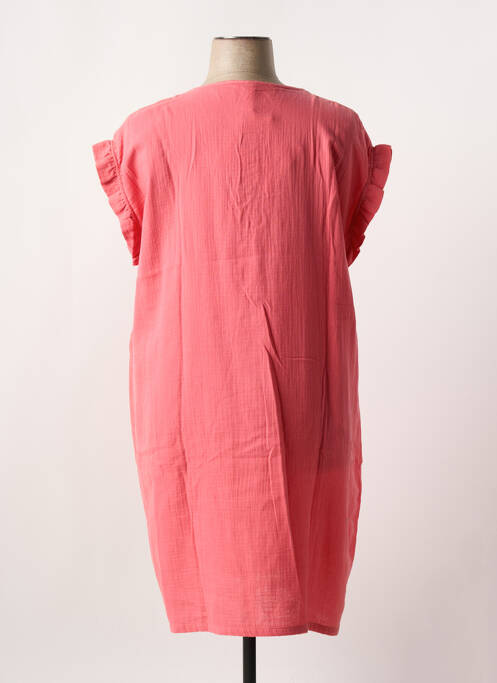 Robe mi-longue rose SENORETTA pour femme