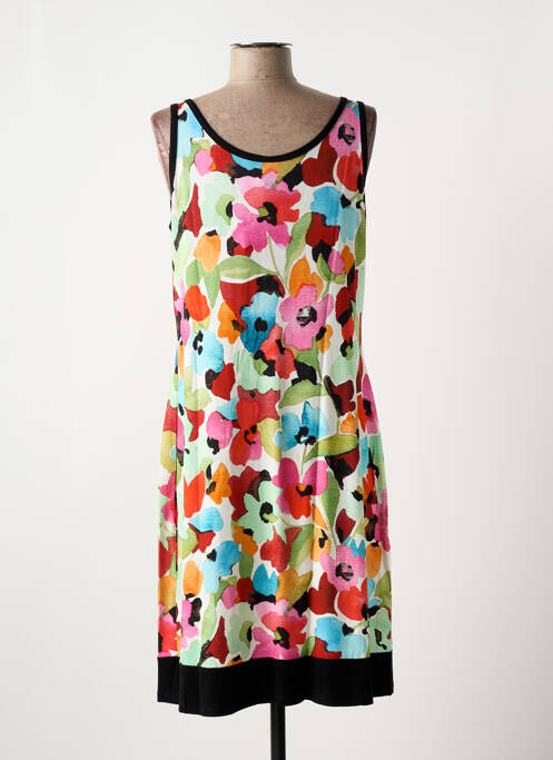 Robe mi-longue vert VANIA pour femme