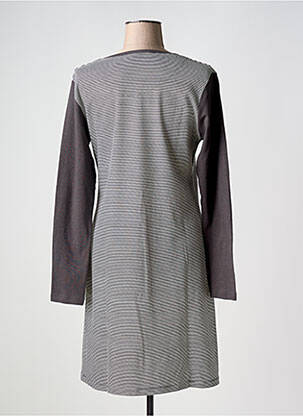 Chemise de nuit sérigraphie gris VANIA femme