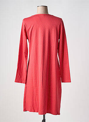 Chemise de nuit imprimé pois rouge VANIA femme
