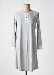 Chemise de nuit gris CHERIE LINE pour femme seconde vue