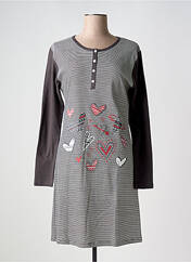 Chemise de nuit gris VANIA pour femme seconde vue