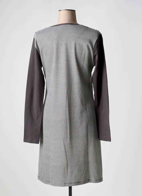 Chemise de nuit sérigraphie gris VANIA femme