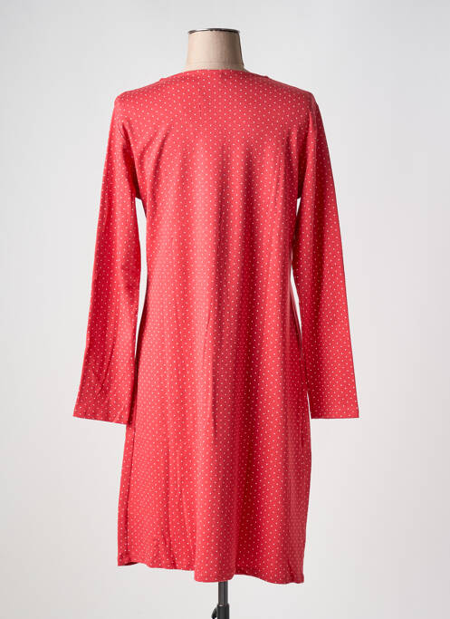 Chemise de nuit imprimé pois rouge VANIA femme
