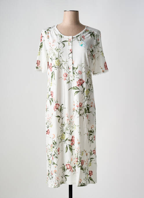 Chemise de nuit blanc RINGELLA pour femme
