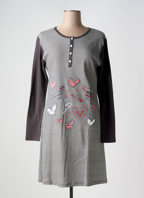 Chemise de nuit gris VANIA pour femme