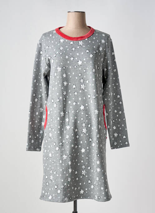 Chemise de nuit gris VANIA pour femme