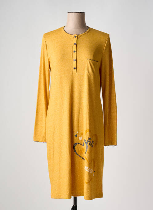 Chemise de nuit jaune SENORETTA pour femme