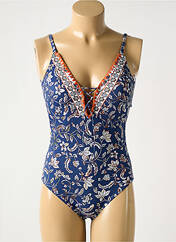 Maillot de bain 1 pièce bleu OLYMPIA pour femme seconde vue