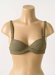Haut de maillot de bain stretch haut soutien-gorge balconnet vert MARIE JO femme