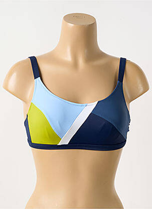 Haut de maillot de bain stretch brassieres bleu LIDEA femme