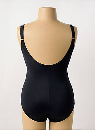Maillot de bain 1 pièce stretch haut soutien-gorge moulé noir SUNMARIN femme