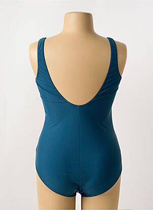 Maillot de bain 1 pièce stretch bleu SUNMARIN femme