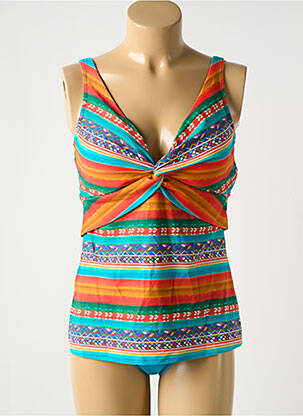 Tankini imprimé fantaisie orange SUNMARIN femme