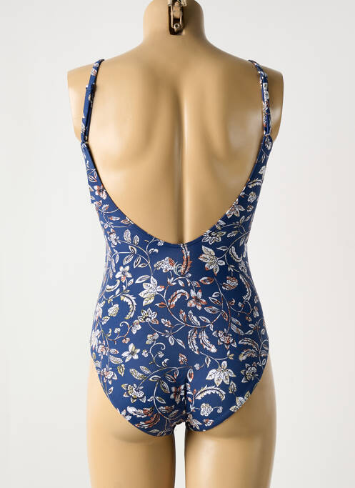 Maillot de bain 1 pièce bleu OLYMPIA pour femme