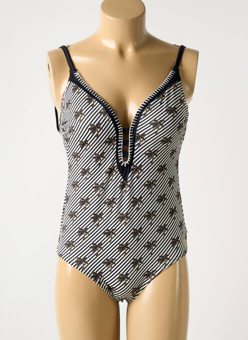 Maillot de bain 1 pièce noir OLYMPIA pour femme