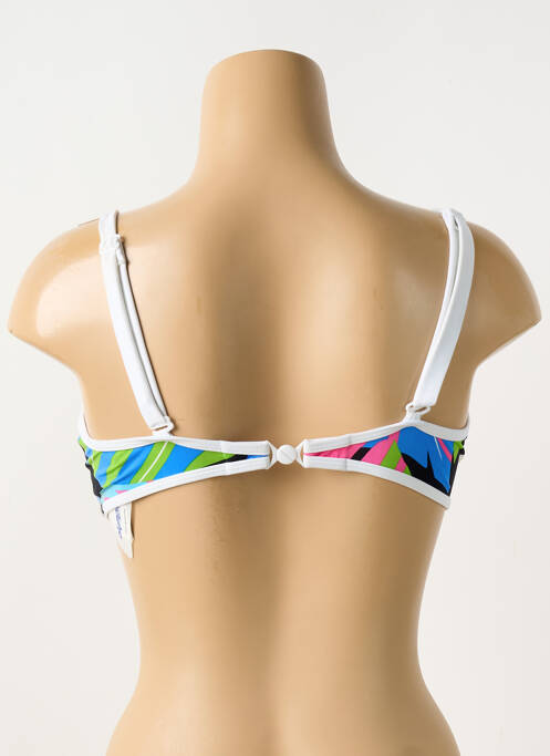 Haut de maillot de bain stretch haut bandeau bleu OLYMPIA femme