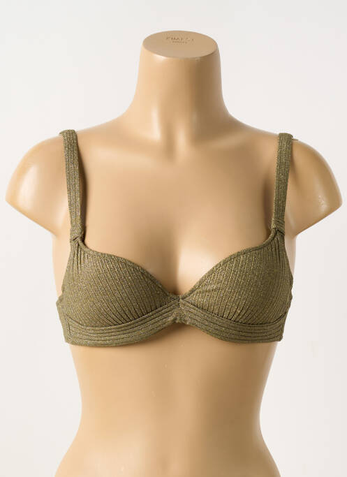 Haut de maillot de bain stretch haut soutien-gorge balconnet vert MARIE JO femme