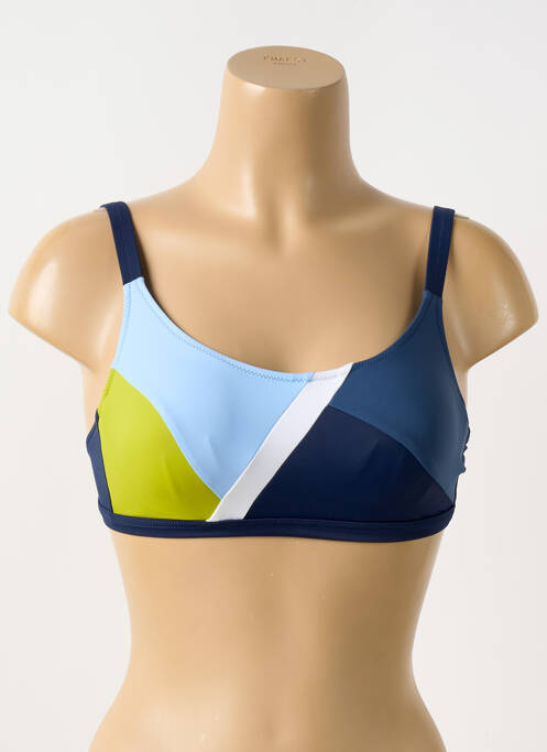 Haut de maillot de bain stretch brassieres bleu LIDEA femme