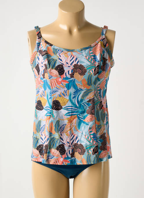 Tankini imprimé fleurs bleu SUNMARIN femme