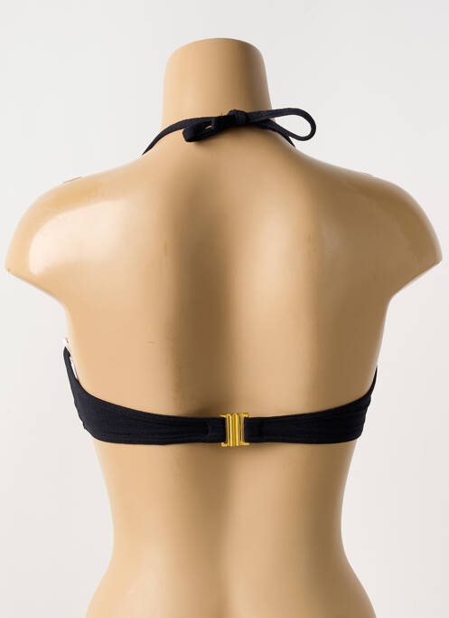 Haut de maillot de bain noir LIVIA pour femme