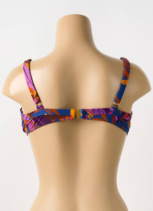 Haut de maillot de bain violet LIVIA pour femme