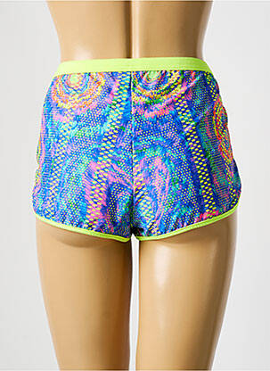 Bas de maillot de bain imprimé fantaisie short bleu OLYMPIA femme